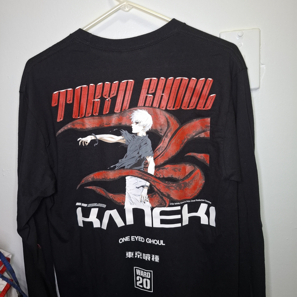 Tokyo Ghoul Kaneki Black Long Sleeve Shirt
